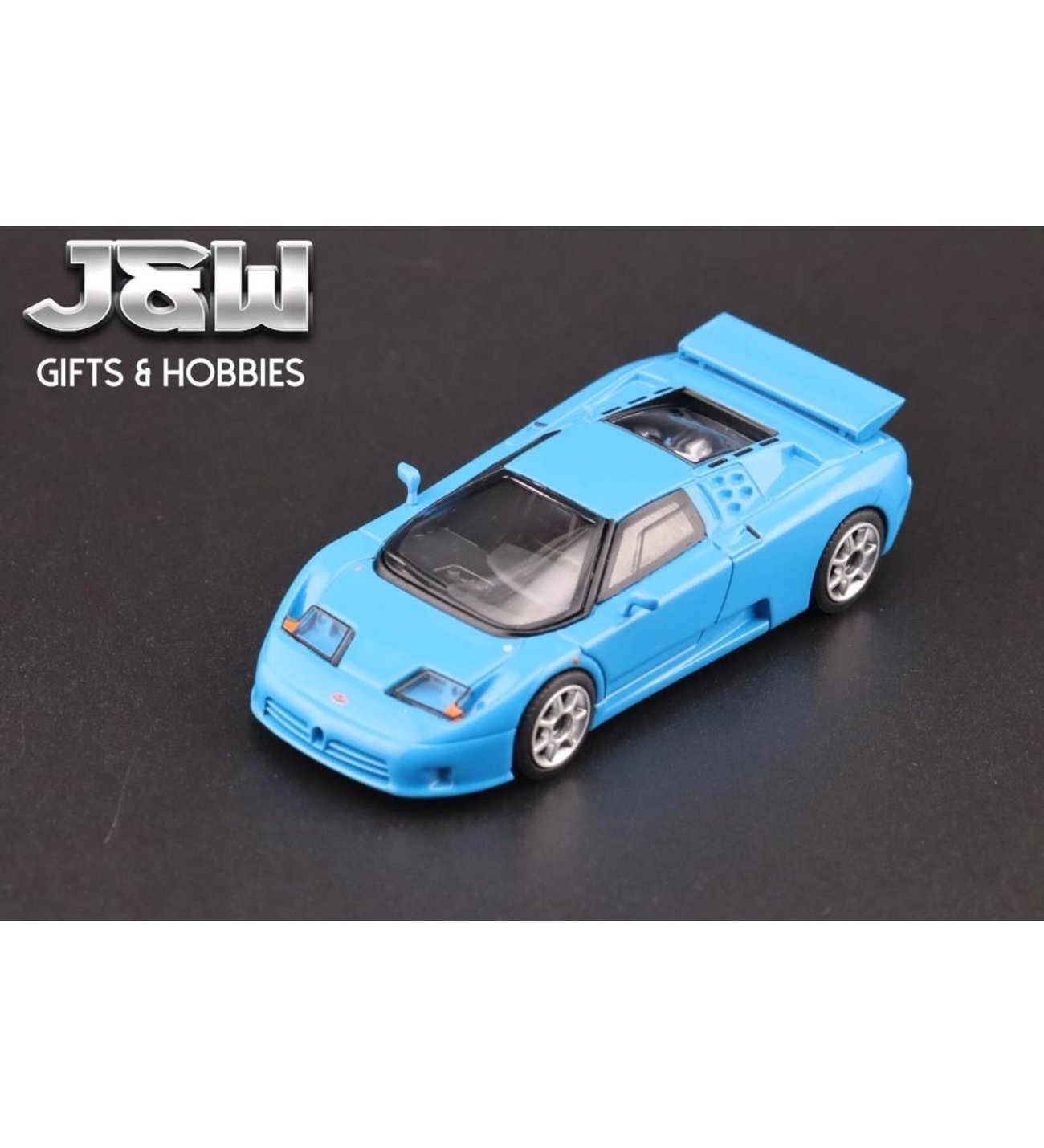 Mini Gt BL 890 Bugatti EB110 Super Sport Blue 1/64 Model Araba