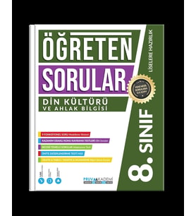Pruva Akademi Yayıncılık 8. Sınıf Öğreten Sorular Din Kültürü Soru Bankası