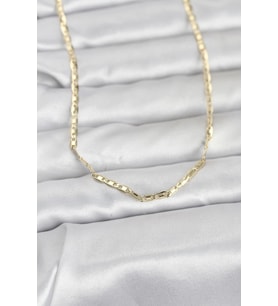 CM 14K Gold Renk Gemici Zincir Model 60 cm Kadın Kolye