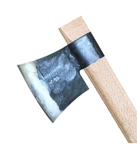 Northcity Küçük Sakallı Nacak - 60cm Dövme Çelik Balta Ahşap Saplı Odun Kesme Baltası