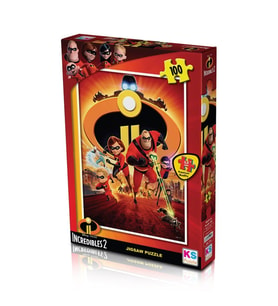 Inc714 Ks Incredibles / 100 Parça Puzzle