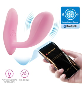 Hızlı Express Kavisli G-spot App Vibratör Kadifemsi Yumuşak Doku Ve 12 Titreşim