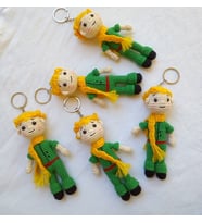 Küçük Prens Amigurumi Anahtarlık Oyuncak