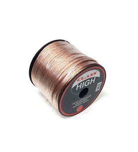 Class 2x1.50mm 20Metre Hoparlör Seslendirme Kablosu Şeffaf