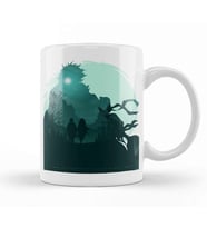 Kimetsu No Yaiba Demon Slayer Minimalist Kupa Bardak Porselen