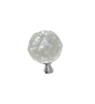 Kristal Tekli Krom Ayak 40 mm Kulp / 5 ADET