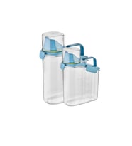 Bakliyat ve Deterjan 2'Li Set Saklama Kabı - 1100 Ml - Mavi