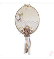 Pelüş Fil SüSLemeli, 42cm Oval Kapı Süsü (STD)