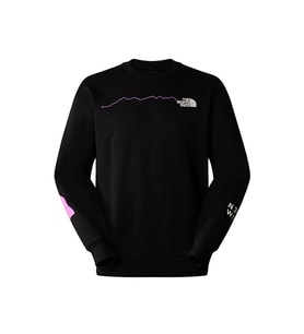 The North Face U Nse Graphic Crew Unisex Günlük Sweatshirts NF0A87F4JK31 Siyah