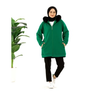 Kürklü Sweatshirt