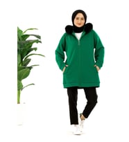 Kürklü Sweatshirt