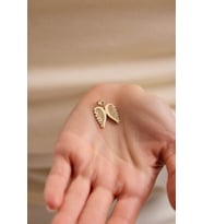 14 Ayar Melek Kanadı Kolye Ucu