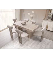 VİZON MDF MASA (Krem)