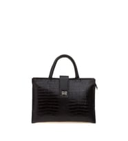 Bilik Deri  Siyah-Kroko Unisex Laptop & Evrak Çantası BLM093045