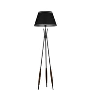 Verona Siyah Başlıklı Metal Lambader