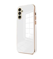 Samsung Galaxy A25 5g Kılıf Volet Silikon - Beyaz