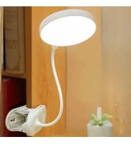 ShopyTech Klipsli LED Masa Lambası USB Şarjlı 3 Kademeli Dokunmatik Göz Yormaz Işık (4000 mAh)