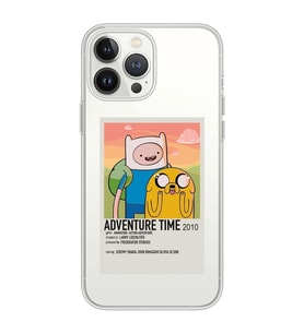 Iphone 12 Pro Uyumlu Adventure Time Tasarımlı Şeffaf Telefon Kılıfı