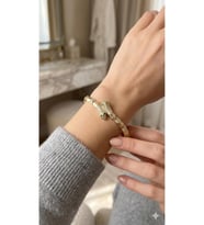 Xuping 14k Altın Renginde Yılan Model Zirkon Taşlı Bileklik
