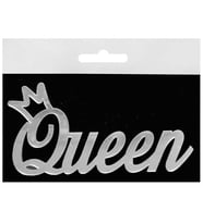 PASTA ÖNÜ SÜSÜ PLEKSİ QUEEN GÜMÜŞ PK:1-