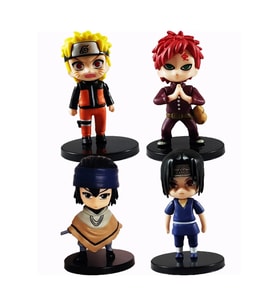 Naruto Actıon Fıgure Anıme Manga Figür Biblo 4 Lü Set 2 7 cm