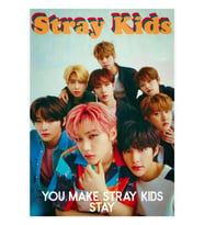 Straykids Poster Tablo Ahşap Poster Dekoratif Kod3325
