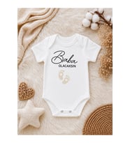 Baba Olacaksın Yazılı Bebek Zıbını – Babaya Hamilelik Müjdesi Sürpriz Bebek Body
