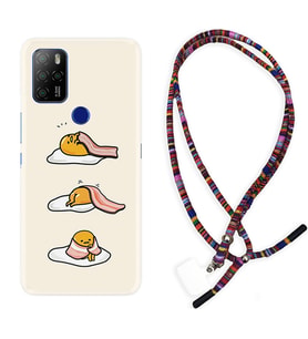 Omix X300 X500 X400 X600 X700 Kılıf Boyun Asklı Rasta Silikon Sweety Egg 1322