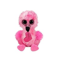 Mega Daınty Flamıngo Wıth Heart Reg Kalpli Flamingo 15 CM Peluş Oyuncak (Çok Renkli)