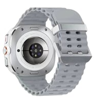 Watch 7 Ultra Kr417 Rug Silikon Kordon - Gri