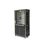 Empero EMP.PLS.5EE Piliç Kızartma Makinesi - Elektrikli, Dolaplı,statik Boyalı-gold Saclı