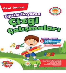 Eğitici Boyama - Çizgi Çalışmaları