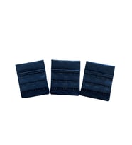 Sütyen Uzatma Aparatı 51mm Genişlik BEYAZ 3 lü Paket  Agraf Kopça Uzatıcı (Düz Siyah)