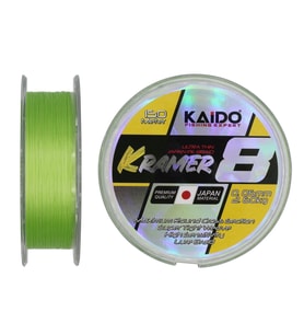 Kaido Kramer Japan 8X Braid 150 Mt 0,16mm Lime Green İp Misina