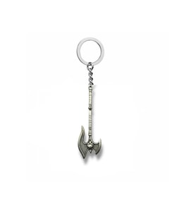 Viking Savaşçı Balta Figürlü Anahtarlık – Mitolojik Tarz Zamak Metal Unisex Aksesuar