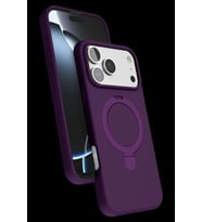 iPhone 17 Pro Regal Magsafe Standlı Kapak - Derin Mor