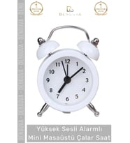 #ÇalarSaat Sessiz Akar Saniye Masaüstü Komodin Ofis Mutfak Salon Hediye Analog Dekoratif Çalar Saat