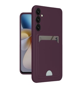 Galaxy A26 Kılıf Kelvin Kartvizitli - Derin Mor