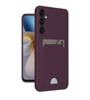 Galaxy A26 Kılıf Kelvin Kartvizitli - Derin Mor
