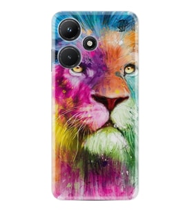 Infınix Hot 30i Kılıf Resimli Desenli Baskılı Silikon Colorfull Leon 2 1388