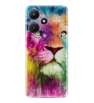 Infınix Hot 30i Kılıf Resimli Desenli Baskılı Silikon Colorfull Leon 2 1388