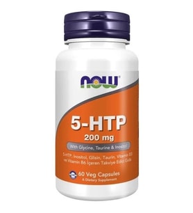 Now 5-HTP 200 mg 60 Kapsül