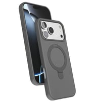 iPhone 17 Pro Max Regal Magsafe Standlı Kapak - Titan Gri