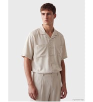 LCW Vision Ekru Loose Fit Erkek Gömlek