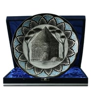 e38 EL İŞÇİLİĞİ ÇİNİ TABAK (KÜMBET) 25 cm - 6420