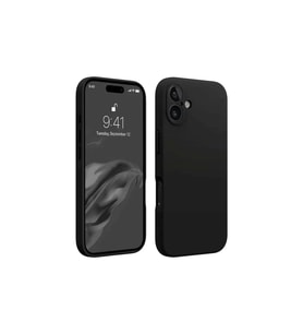 iPhone 16 Plus Kılıf First Silikon - Siyah
