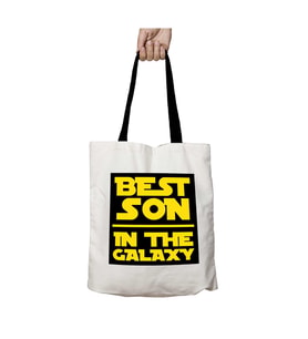 Siyah Kulplu Star Wars Best Son In Galaxy Yıkanabilir Okul Omuz Çanta