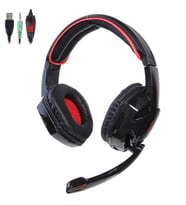 Zore TC-1000 Oyuncu Kulaklığı 3.5mm (Siyah-Kırmızı)