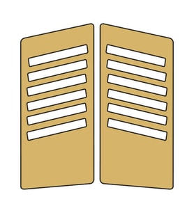 Cg Gold Yan Kapak Sticker