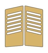 Cg Gold Yan Kapak Sticker